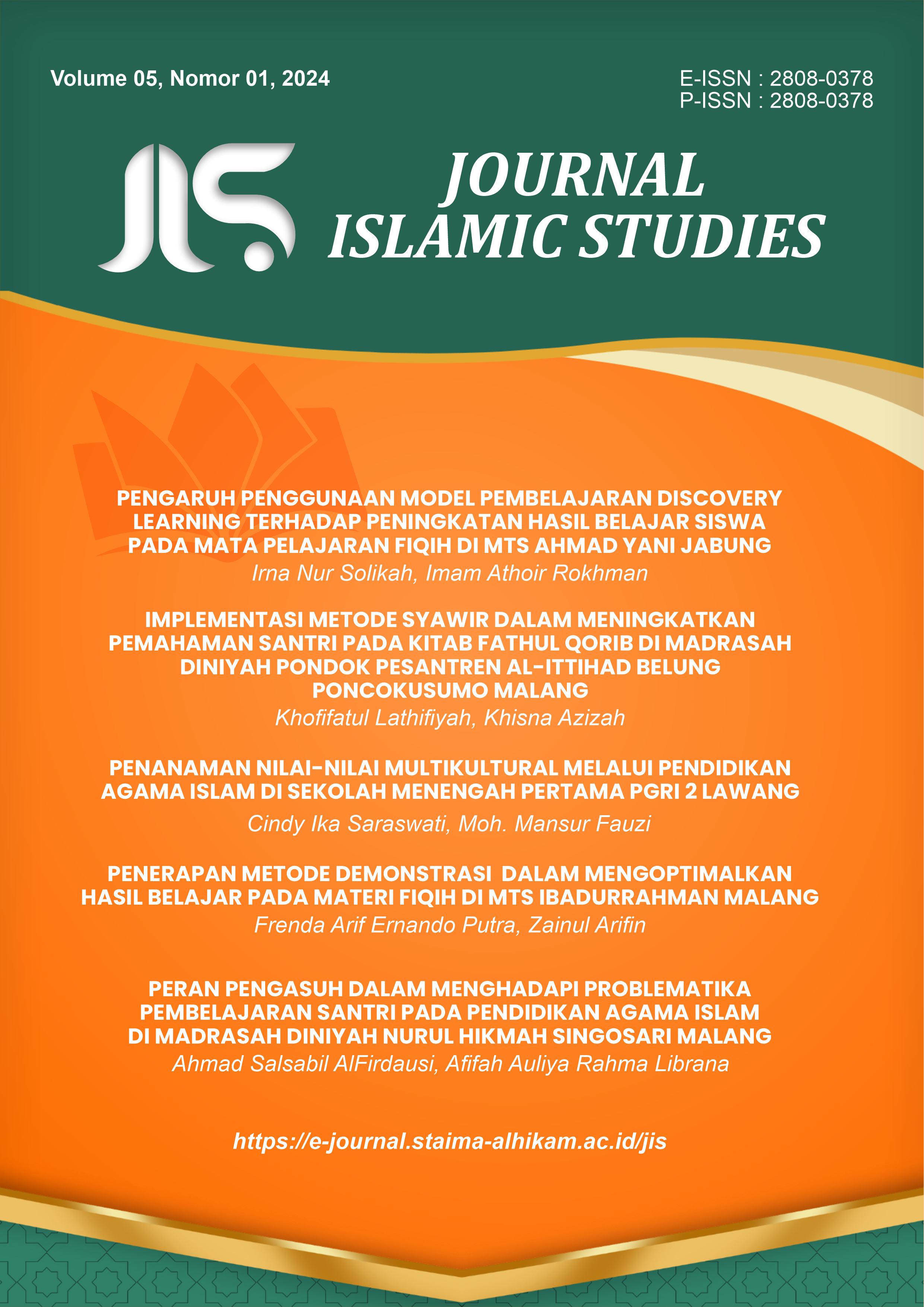 Journal Islamic Studies